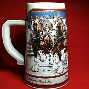 Budweiser1989 Collector's Series Beer Stein/Mug